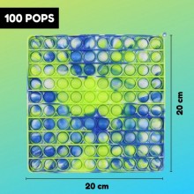 Мягкая игрушка антистресс Push Pop it Поп ит Большой размер 20х20см. бесконечная пупырка тактильная Развивающая Тренд 2021 Квадрат Зеленый Мягкая игрушка антистресс Push Pop it Поп ит Большой размер 20х20см. бесконечная пупырка тактильная Развивающая Тренд 2021 Квадрат Зеленый