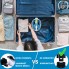 Полнолицевая Снорклинг Маска L/XL  FreeB панорамная на все лицо - для плавания купания ныряния - Плавательные Очки мономаска на все лицо с трубкой и клапаном + крепление под экшн камеру для подводной съемки взрослым и детям Blue