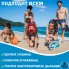 Полнолицевая Снорклинг Маска L/XL  FreeB панорамная на все лицо - для плавания купания ныряния - Плавательные Очки мономаска на все лицо с трубкой и клапаном + крепление под экшн камеру для подводной съемки взрослым и детям Turquoise
