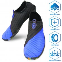 Аквашузы женские VelaSport (Размер 40-41) тапочки для моря, Стопа 25,3-26,6 см. Унисекс обувь Коралки Синие Аквашузы женские VelaSport (Размер 40-41) тапочки для моря, Стопа 25,3-26,6 см. Унисекс обувь Коралки Синие
