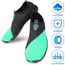 Аквашузы женские VelaSport (Размер 40-41) тапочки для моря, Стопа 25,3-26,6 см. Унисекс обувь Коралки Бирюзовые Аквашузы женские VelaSport (Размер 40-41) тапочки для моря, Стопа 25,3-26,6 см. Унисекс обувь Коралки Бирюзовые